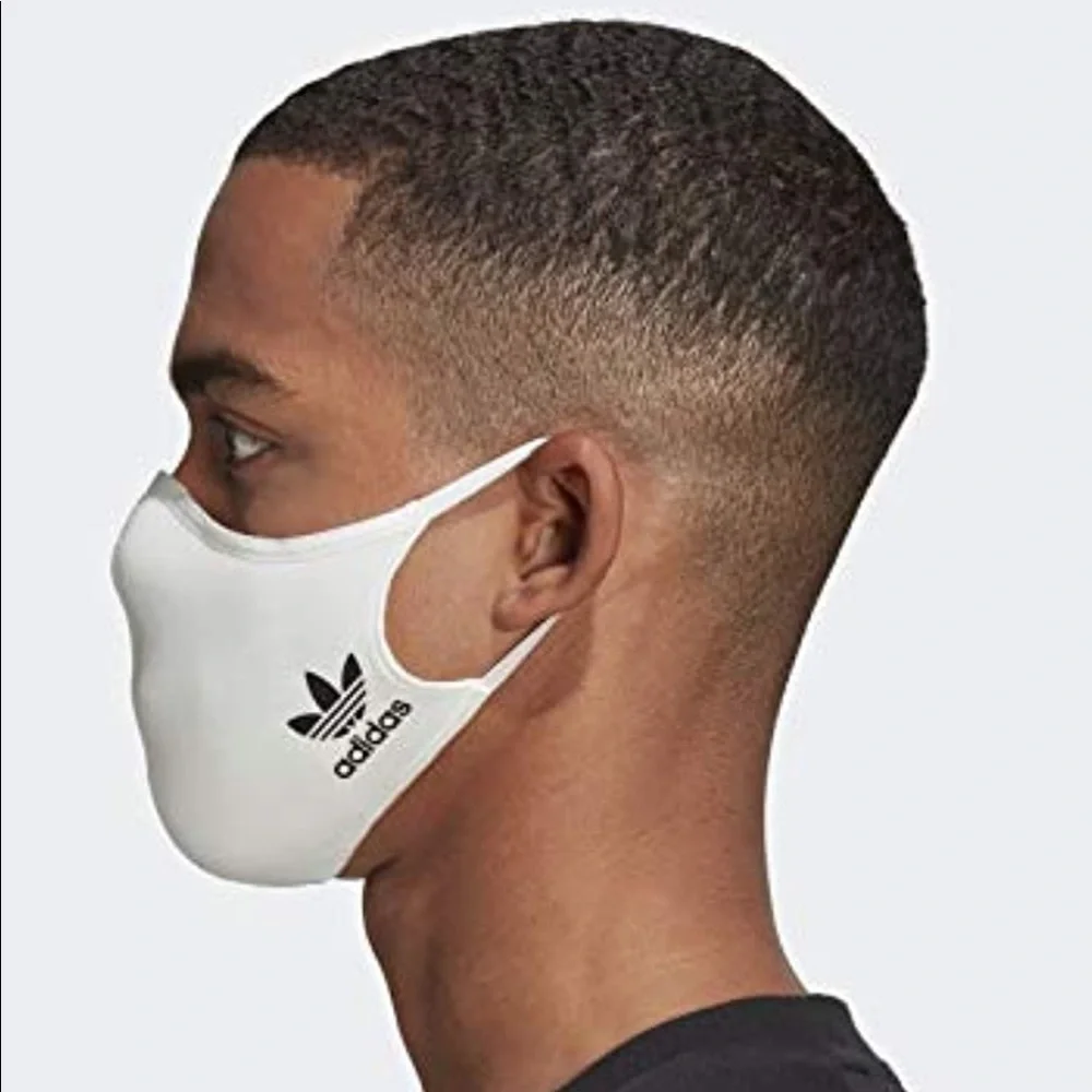 Unisex Adidas Face Cover 💙🖤🤍